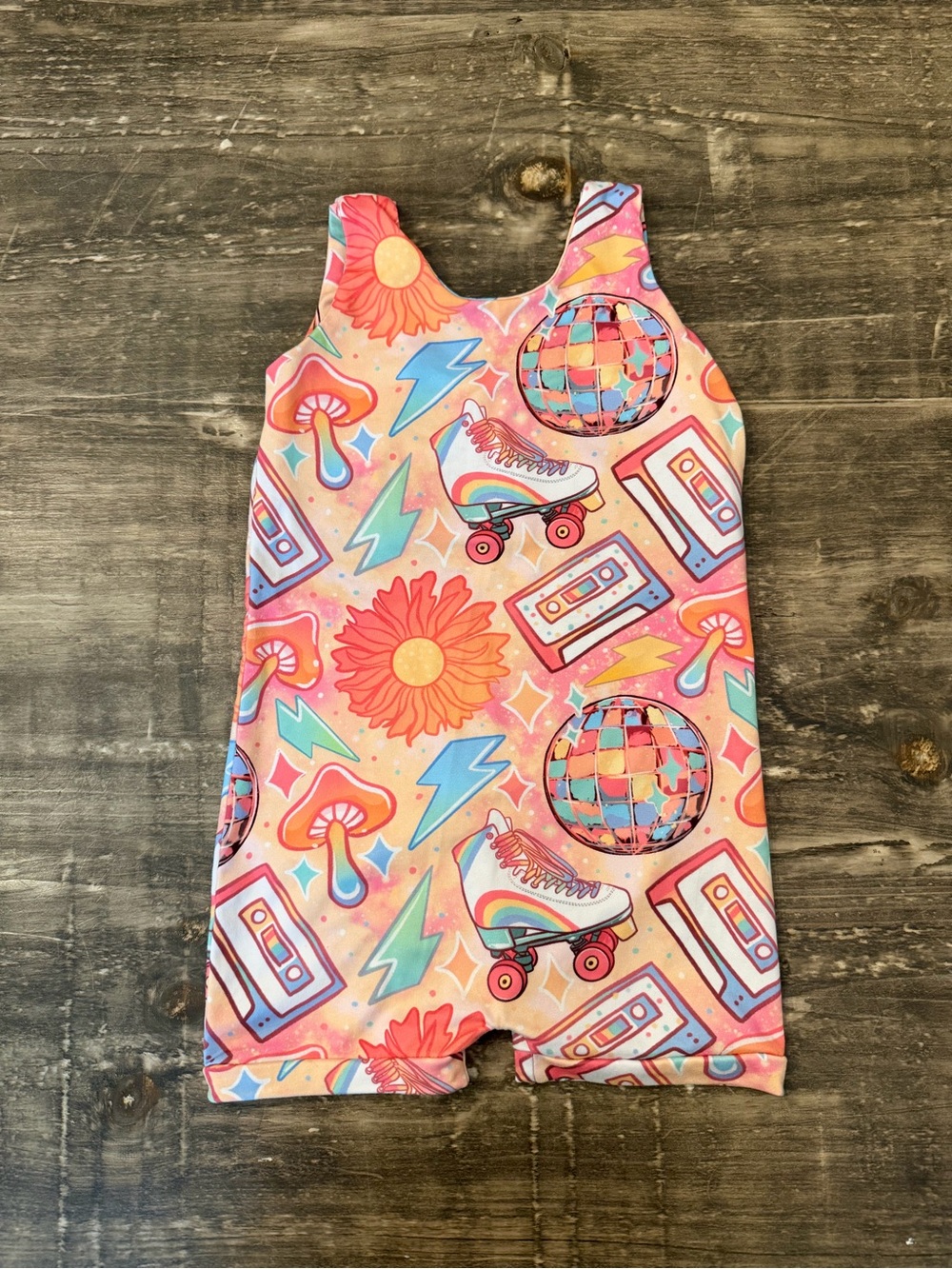 Retro Roller Disco Leotard